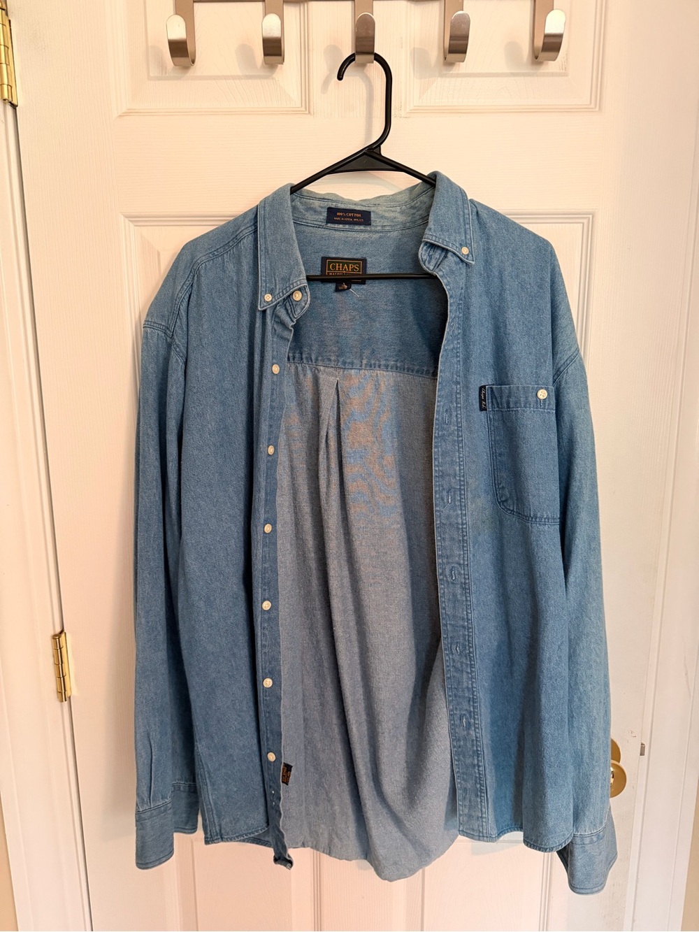 Ralph Lauren Light Blue Denim Button-Up Jacket